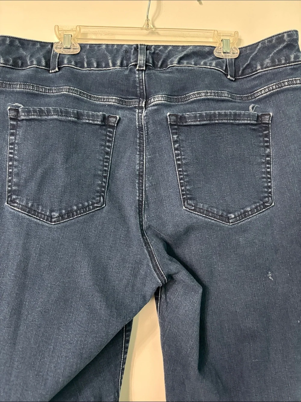Lane Bryant Dark Blue High-Rise Boot-Leg Tighter Tummy Jeans